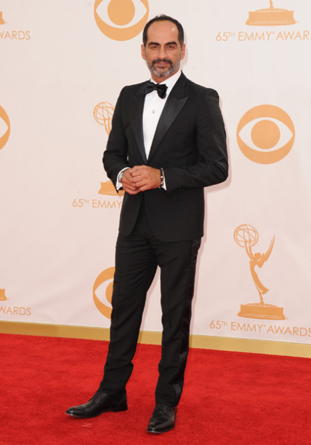 Navid Negahban on the Red Carpet at the 65th Emmys