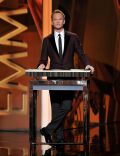Neil Patrick Harris on stage at the 65th Emmys