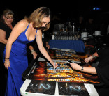 Tina Fey backstage at the 65th Emmys