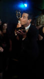 Carson Daly backstage at the 65th Emmys
