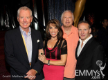 Governor&#039;s Ball co-chair Russ Patrick, actress Kate Linder, co-chair Dwight Jackson, committee member Mark Teschner