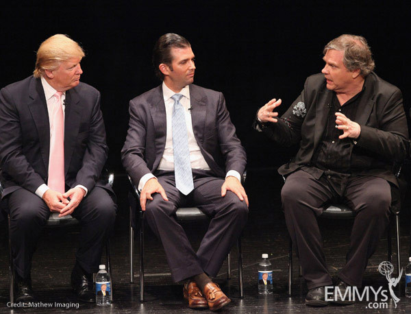 Donald Trump, Donald Trump Jr. &amp; Meat Loaf at An Evening With Celebrity Apprentice
