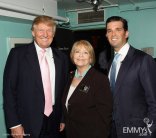 Donald Trump, Television Academy Vice Chair Nancy Bradley Wiard & Donald Trump Jr. at An Evening With Celebrity Apprentice