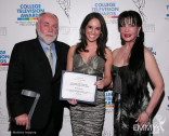 Robert David Hall, Haley Lesavoy and Loreen Arbus at the 31st College Television Awards