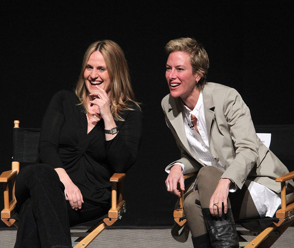 Nurse Jackie producers Linda Wallem and Liz Brixius