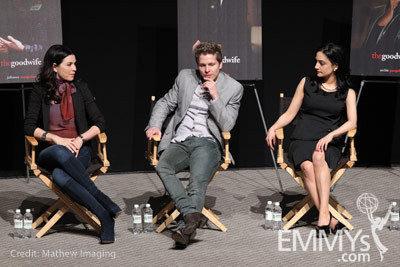 Julianna Margulies, Matt Czuchry and Archie Panjabi at An Evening With The Good Wife