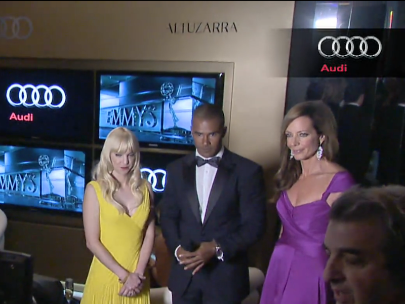 Lena Dunham, Anna Farris and more hang out in the Green Room at the 65th Primetime Emmys.