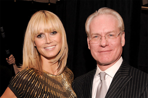 Heidi Klum and Tim Gunn