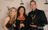 Kerry Hileman, Toni Molle, Bryan Hileman at the LA Area Regional Emmys
