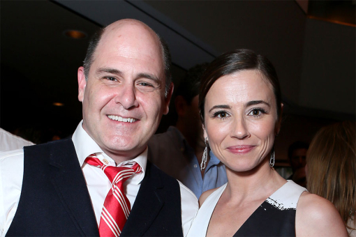 Matthew Weiner and Linda Cardellini