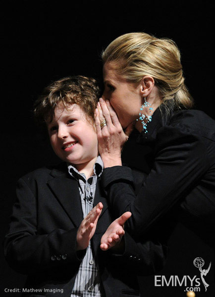Modern Family - Nolan Gould and Julie Bowen