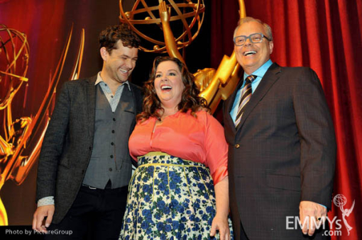 Joshua Jackson, Melissa McCarthy &amp; John Shaffner at the 63rd Primetime Emmy Awards Nominations Ceremony