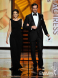 Actors Tina Fey and Jon Hamm 
