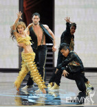 Dancers Karina Smirnoff, Maksim Chmerkovskiy and Quest Crew