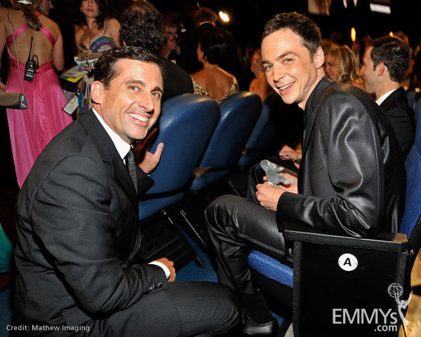 Actors Steve Carell and Jim Parsons 