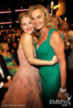 Actresses Drew Barrymore and Jessica Lange