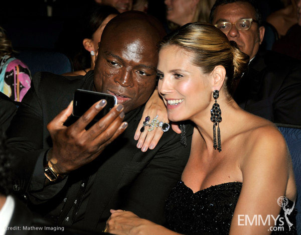 Singer Seal and wife Heidi Klum