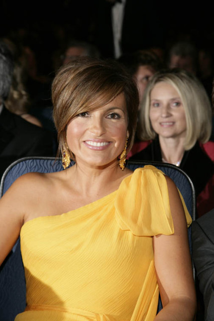 Law &amp; Order: Special Victims Unit star Mariska Hargitay at the 60th Primetime Emmys held at the Nokia Theatre