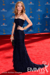 Jayma Mays arrives at the 62nd Annual Primetime Emmy Awards held at the Nokia Theatre