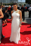 TV personality Kim Kardashian arrives at the 62nd Annual Primetime Emmy Awards held at the Nokia Theatre