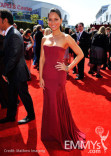 Actress Olivia Munn arrives at the 62nd Annual Primetime Emmy Awards held at the Nokia Theatre
