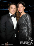Actors Michael C. Hall and wife Jennifer Carpenter attend the 62nd Annual Primetime Emmy Awards held at Nokia Theatre