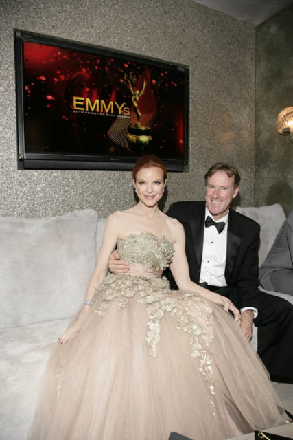 Red Carpet &amp; Greenroom -  Marcia Cross and husband Tom Mahoney