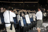Inside the Nokia Theatre at the red carpet rollout for the 62nd Primetime Emmy Awards