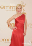 Angela Kinsey arrives at the Academy of Television Arts &amp; Sciences 63rd Primetime Emmy Awards at Nokia Theatre L.A. Live 