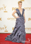 Heather Morris arrives at the Academy of Television Arts &amp; Sciences 63rd Primetime Emmy Awards at Nokia Theatre L.A. Live 