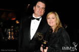 Cyndra Dunn (R) attends the 2011 Academy of Television Arts &amp; Sciences Primetime Creative Arts Emmy Awards Governors Ball