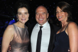 Betsy Brandt, Dean Norris and guest at the Governors Ball