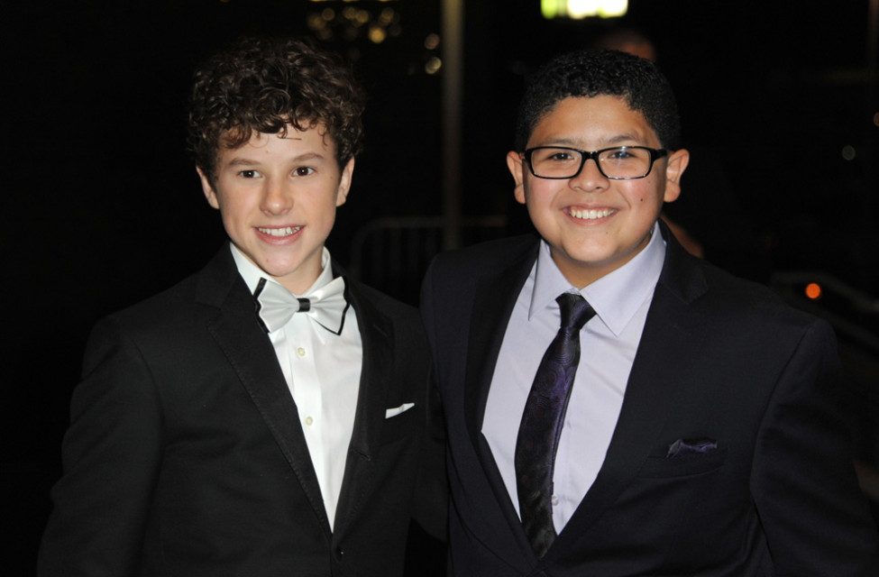 Nolan Gould and Rico Rodriguez at the Governors Ball 