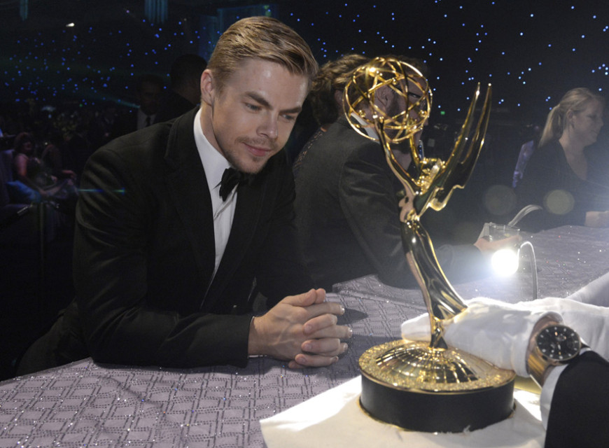 Derek Hough at the Governors Ball 