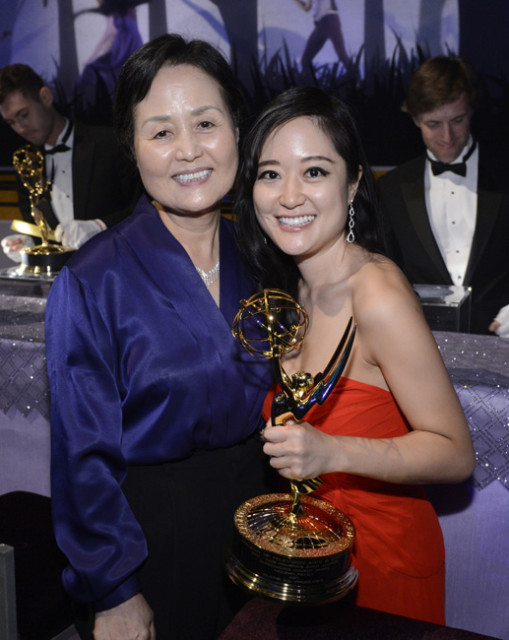 Elaine Ko and Grace Ko at the Governors Ball 