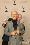 Dick and Tom Smothers with their Hall of Fame Awards.