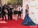 Kyle Richards arrives at the Academy of Television Arts &amp; Sciences 63rd Primetime Emmy Awards