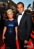 (L-R) Amy Poehler and Will Arnett arrive at the Academy of Television Arts &amp; Sciences 63rd Primetime Emmy Awards