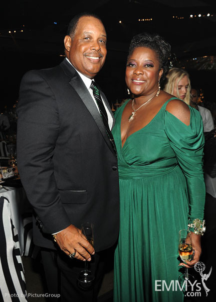 Glenn Marshall (L) and Loretta Devine attend the Governors Ball 