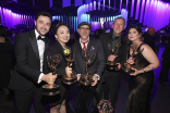 The motion design team of Jim Henson Idea Man, winner of the award for Outstanding Motion Design, at the 76th Creative Arts Emmy Awards Governors Gala