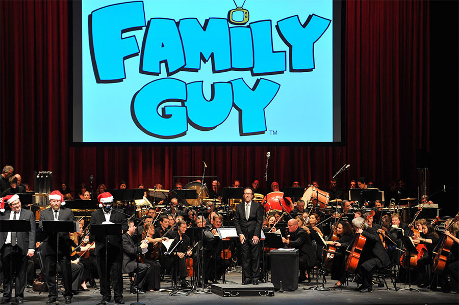 Walter Murphy, orchestra and chorus perform his music from Family Guy