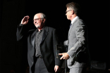 Tim Daly presents the Career Achievement Award to Mark Snow, composer of music for The X-Files and Millennium