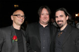Television Academy Governor and SCORE! Executive Producer Michael A. Levine , with Dave Porter, and Bear McCreary (Da Vinci&#039;s Demons, Agents of S.H.I.E.L.D., The Walking Dead