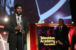 Shubhashish Bhutiani of School of Visual Arts accepts the Directing Award for &quot;Kush&quot; at the 35th College Television Awards