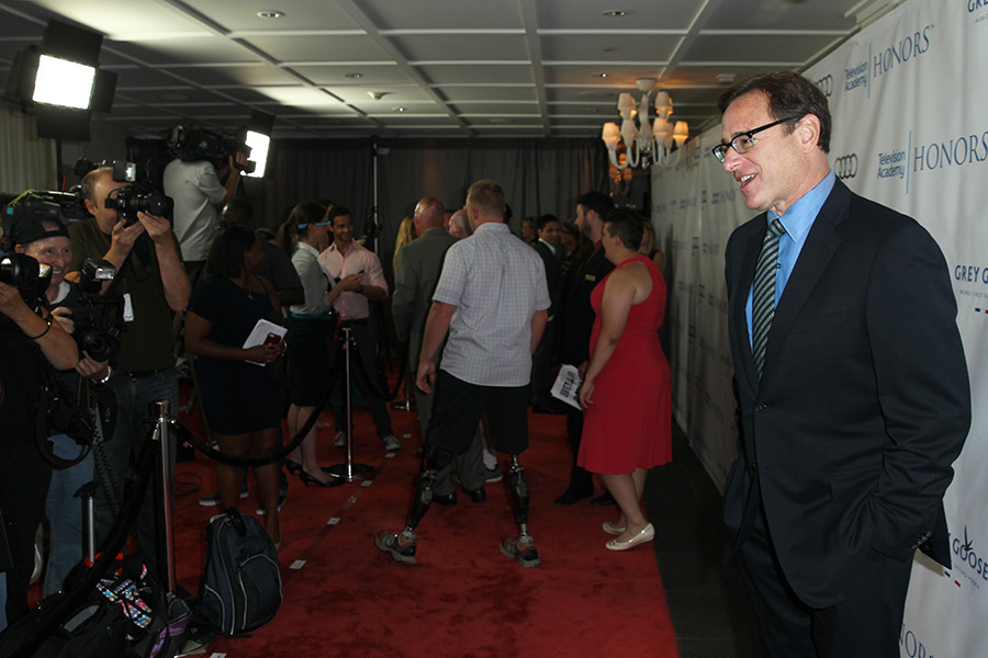 Bob Saget (Comedy Warriors: Healing Through Humor) arrives for the Seventh Annual Television Academy Honors in Beverly Hills, California