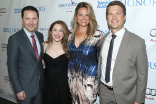 Conde Nast content EVP Michael Klein, Screw You Cancer star Caitlin Brodnick, series producer Cathryne Czubek and Conde Nast supervising producer Grant Jones arrive for the Seventh Annual Television Academy Honors in Beverly Hills, California.