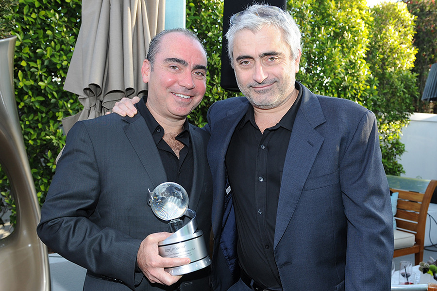 Jedd Wider and Todd Wider, producers of Mea Maxima Culpa: Silence in the House of God, at the Seventh Annual Television Academy Honors in Beverly Hills, California. 