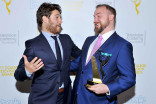 Adam Pally and Chase Chambers at the 37th College Television Awards at the Skirball Cultural Center on Wednesday, May 25, 2016, in Los Angeles.