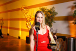 Alexandra Dew at the Thank-You Cam at the 37th College Television Awards at the Skirball Cultural Center on Wednesday, May 25, 2016, in Los Angeles.