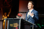 Colton Haynes speaks at the 37th College Television Awards at the Skirball Cultural Center on Wednesday, May 25, 2016, in Los Angeles.